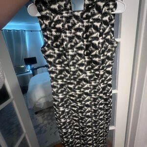 Calvin Klein Black and White Dress